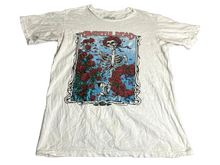Load image into Gallery viewer, Grateful Dead Shirt Adult Small White Bertha Skull Roses Grunge Rock Band Mens
