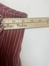 Load image into Gallery viewer, Angie Jumpsuit Womens 2X Brick Red Striped Wide Leg Hippie Indie Plus Ladies