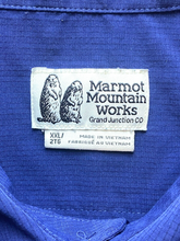 Load image into Gallery viewer, Marmot Mountain Works Shirt Adult 2XL Blue Black Button Up Nylon Utility Mens