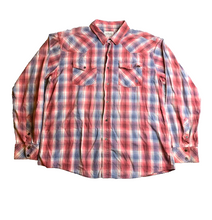 Load image into Gallery viewer, Ariat Shirt Adult Extra Large Red Blue Retro Fit Plaid WESTERN Button Up Mens