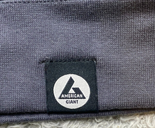 Load image into Gallery viewer, American Giant Jacket Womens Extra Large Gray Full Zip Mock Neck Fleece USA Moto