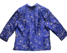 Load image into Gallery viewer, Carole Little Shirt Womens Extra Large Boho AOP Floral Silk Button Up Oversized