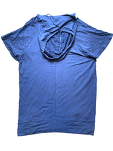 Load image into Gallery viewer, Prana Shirt Womens Medium Blue Funnel Hoodie Oversized Pockets Pullover Ladies
