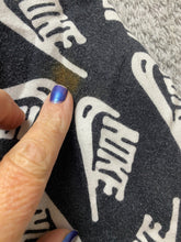 Load image into Gallery viewer, Nike Sweatshirt Adult Medium Black White Hoodie Allover Print Fleece Swoosh Mens