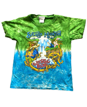 Load image into Gallery viewer, Disney Parks Shirt Junior Extra Small Blue Green Tie Dye Splash Mountain Girls