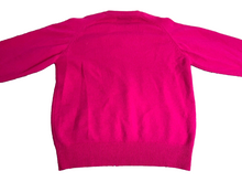 Load image into Gallery viewer, Vintage Braemar Sweater Womens Large Pink Scottish Lambswool V-Neck Ladies