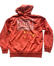 Load image into Gallery viewer, Konvict Jacket Adult 3XL Red Full Zip Hooded K Gold Logo Hip Hop Outdoor Mens