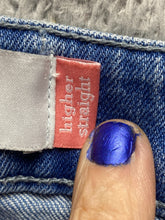 Load image into Gallery viewer, Cabi Jeans Womens 10 (32x29) Blue Higher Straight Denim Spandex Stretch Ladies