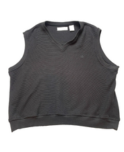 Load image into Gallery viewer, Penguin Vest Adult Large Black V-Neck Oversized Sport Golf Sweater Pullover Mens