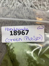 Load image into Gallery viewer, Handmade Shirt Womens 3X Green Button Up AOP Peasant Boho Whimsical Plus Ladies