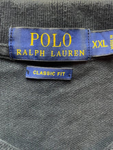 Load image into Gallery viewer, Ralph Lauren Shirt Adult 2XL XXL Black Preppy White Pony Casual Golf Polo Mens