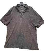 Load image into Gallery viewer, Nat Nast Shirt Adult Large Charcoal Gray Textured Polo Collared Golf Preppy Mens