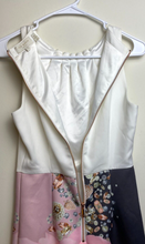 Load image into Gallery viewer, Ted Baker Dress Womens 1 Extra Small Floral Pearl Bodycon Midi White Pink