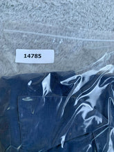 Load image into Gallery viewer, RISCATTO Shirt Adult Medium Blue Button Up Silk Tree Hawaiian Aloha Casual Mens