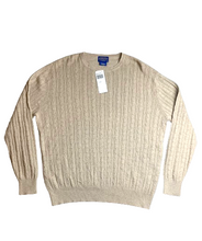 Load image into Gallery viewer, Pendleton Sweater Adult Large Beige Woolen Mills Oversized Mens Pullover NWT
