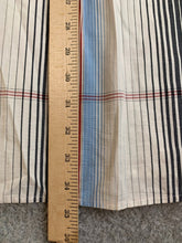 Load image into Gallery viewer, Enyce Clothing Co Shirt Adult 2XL White Black Blue Striped Button Up Casual Mens