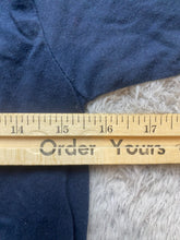 Load image into Gallery viewer, Peanuts Shirt Womens Small Navy Blue Snoopy Funny Cartoon Streetwear Ladies