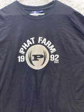 Load image into Gallery viewer, Phat Farm Shirt Adult Extra Large Black Spellout Loungewear Streetwear Mens