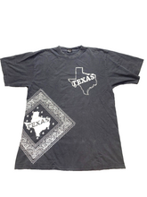 Load image into Gallery viewer, Texas Shirt Adult 2XL XXL Black State Flag Paisley Griffin Activewear Mens