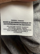 Load image into Gallery viewer, NIKE Shirt Womens Medium Gray Big Swoosh Center Logo Loose Scoop Neck Ladies