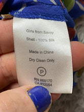 Load image into Gallery viewer, Anthropologie Girls From Savoy Shirt Womens Small AOP Flower Artsy Boho Wrap