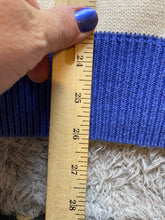 Load image into Gallery viewer, VTG Pull By Herald Shirt Adult 3 Blue White Striped Collared Knitted Polo Mens