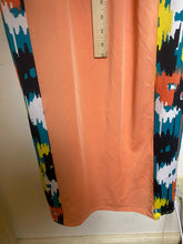 Load image into Gallery viewer, Coogi Dress Womens Extra Large Peach Summer Floral Long Maxi Spandex Halter Boho