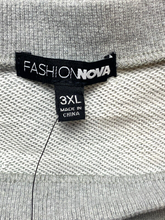 Load image into Gallery viewer, Fashion Nova Dress Womens 3XL XXXL Gray Rise Grind Corset Bodycon Drawstring NWT