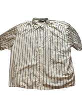 Load image into Gallery viewer, Southpole Shirt Adult 4XL Green Y2K Striped Button Up Signature Series Mens