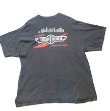 Load image into Gallery viewer, Tour Tough Shirt Adult 2XL Black On The Road Around The World Streetwear Mens