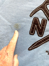 Load image into Gallery viewer, The North Face Sweatshirt Adult Medium Light Blue Camping Hiking Hoodie Mens