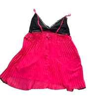 Load image into Gallery viewer, Cacique Nightgown Womens 18/20 Black Pink Lingerie Nylon Spandex Babydoll Lace