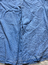 Load image into Gallery viewer, Soft Surroundings Shirt Womens Extra Large Blue Leopard Tencel Oversized Tunic