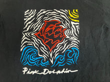 Load image into Gallery viewer, Pink Dolphin Shirt Adult Large Black Wave Stamp Streetwear Skater Pullover Mens