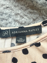Load image into Gallery viewer, Adrianna Papell Shirt Women Extra Large Oversized Boxy Hippie Polkadots Blouse