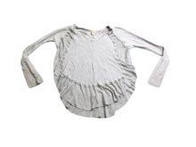 Load image into Gallery viewer, Free People Shirt Womens Small Oversized Waffle Knit Flowy Rayon Spandex Gray