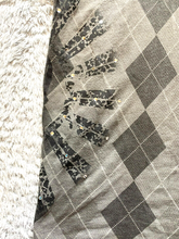 Load image into Gallery viewer, VTG Bulzeye Shirt Womens Large Streetwear Rhinestones Skull Grunge Gothic Y2K