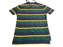 Load image into Gallery viewer, Ralph Lauren Shirt Adult Large Green Navy Rugby Preppy Stripes Golf Polo Mens