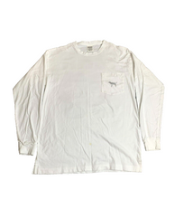 Load image into Gallery viewer, Victoria’s Secret Shirt Womens Extra Small White Oversized Silver Bling 86 Dog