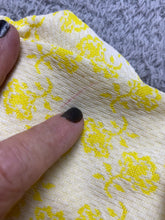 Load image into Gallery viewer, VTG Steven Wayne Shirt Womens Extra Large Yellow AOP Floral Fortrel Knits NOS