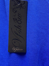 Load image into Gallery viewer, Vfshow Dress Womens Large Blue Formal Business Slimming Spandex Ladies NWT