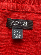 Load image into Gallery viewer, Apt. 9 Sweater Womens 2XL XXL 1/4 Zip Mock Neck Argyle Diamond Outerwear Ladies