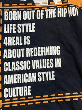 Load image into Gallery viewer, All City Football Shirt Adult Large Black 4 Real Classic Streetwear Skater Mens
