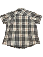 Load image into Gallery viewer, Prana Shirt Adult Extra Large Gray Plaid Slim Fit Organic Button Up Casual Mens