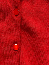 Load image into Gallery viewer, Ashley Stewart Sweater Womens 26 (4X) Red Button Front Cardigan Rayon Nylon