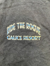 Load image into Gallery viewer, Ride The Rogue Shirt Adult Small Black Galice Resort Motorcycle Skeleton Mens