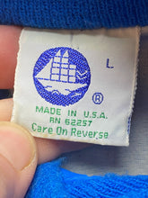 Load image into Gallery viewer, VTG Rotary International Jacket Adult Large Blue Snaps Tony Windbreaker 70s Mens