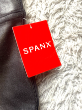 Load image into Gallery viewer, SPANX Leggings Womens Small (23x27) Black Faux Leather Stretch Pull On Biker NWT