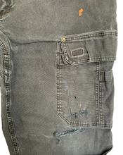 Load image into Gallery viewer, Duluth Trading Pants Adult 44x30 Black Flex Fire Hose Cargo Outdoor Spandex Mens