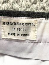 Load image into Gallery viewer, Woodmere Pants Adult 36R Gray Flat Front Wool Blend Casual Trouser Dress Mens